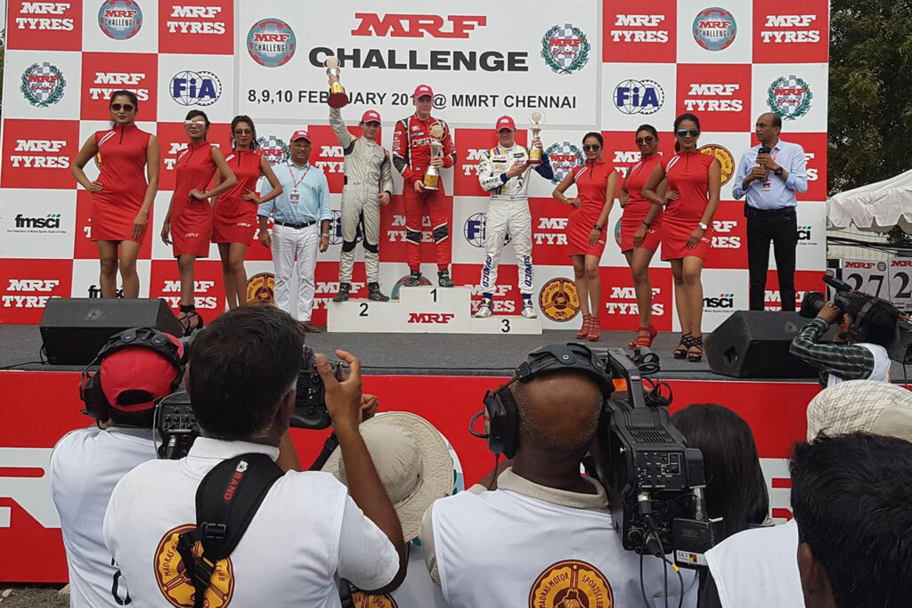 Linus Lundqvist Claims Podium In Mrf Challenge One Off Linus Lundqvist