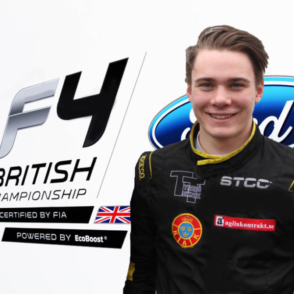 Premiärdags för Linus Lundqvist i brittiska F4