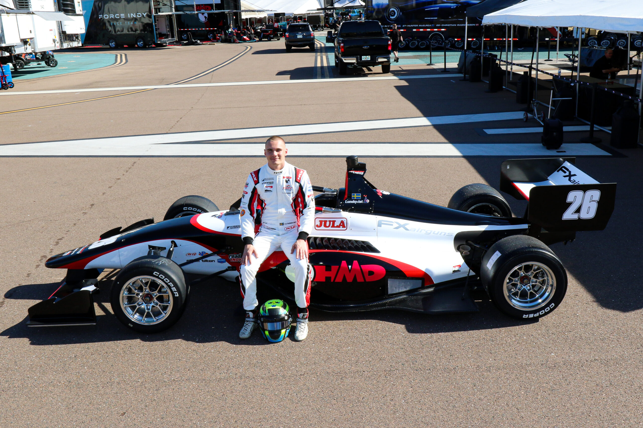 New design revealed for Linus Lundqvist's 2022 Indy Lights
